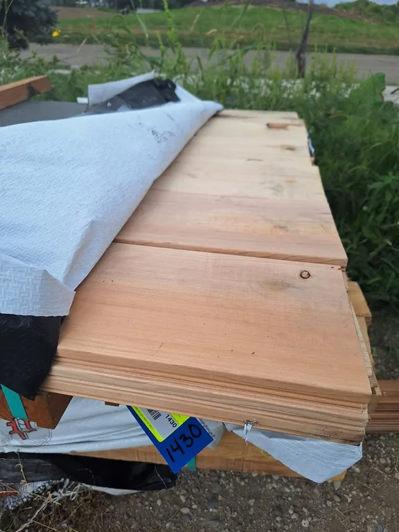Hemlock 1"x8" Outs Bevel Blanks KD, 11' to 16' Lengths, 191 Linear Feet