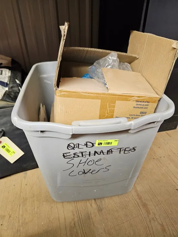 Bin of Shoe Covers
