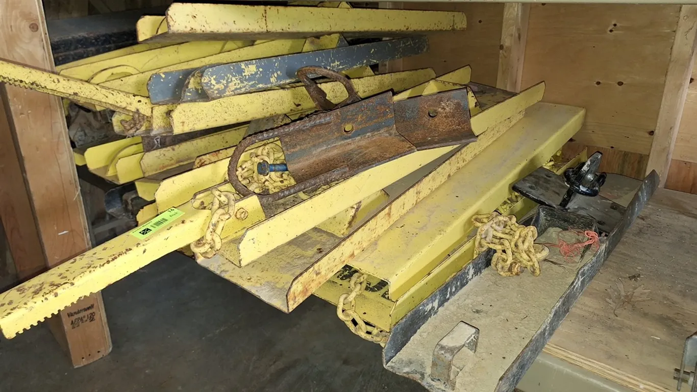 Assorted Heavy Duty Metal Braces for Construction Work