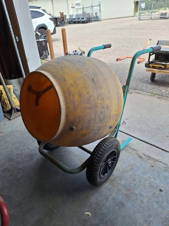 Imer Electric Concrete Mixer on Wheels