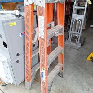 Werner Fiberglass 4' Two-Sided Step Ladder