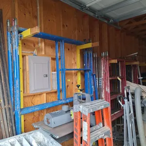 2 Metal Wall Racks