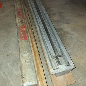 2 Wood/Metal Sawhorses, 43"
