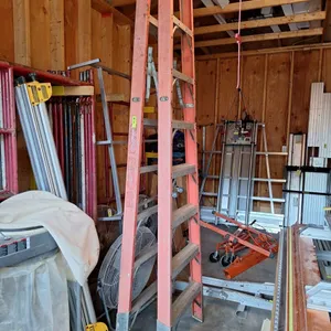 Fiberglass 8' Two-Sided Step Ladder