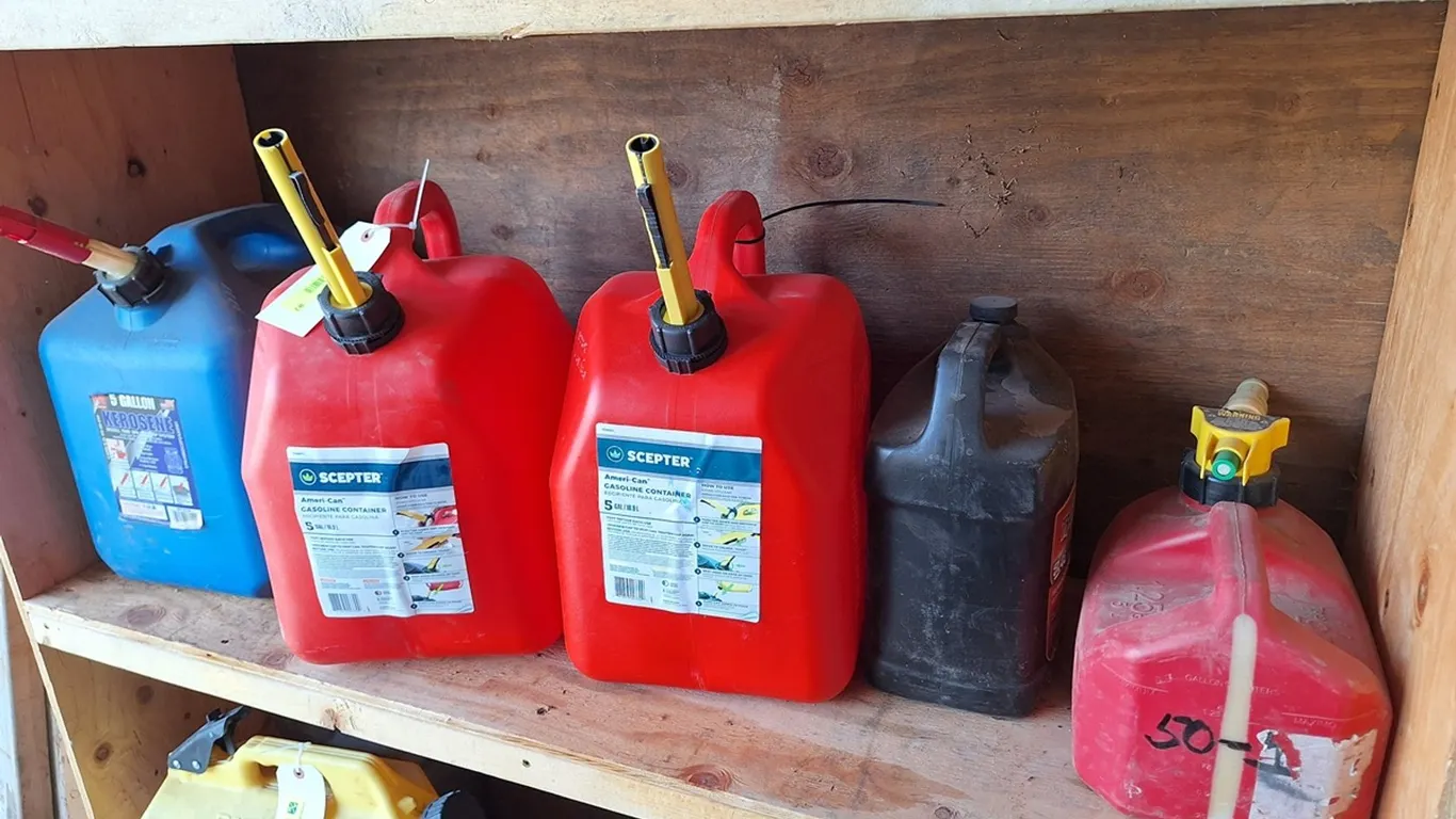 Assorted Fuel Cans