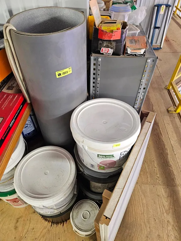 Buckets Assorted Supplies, More