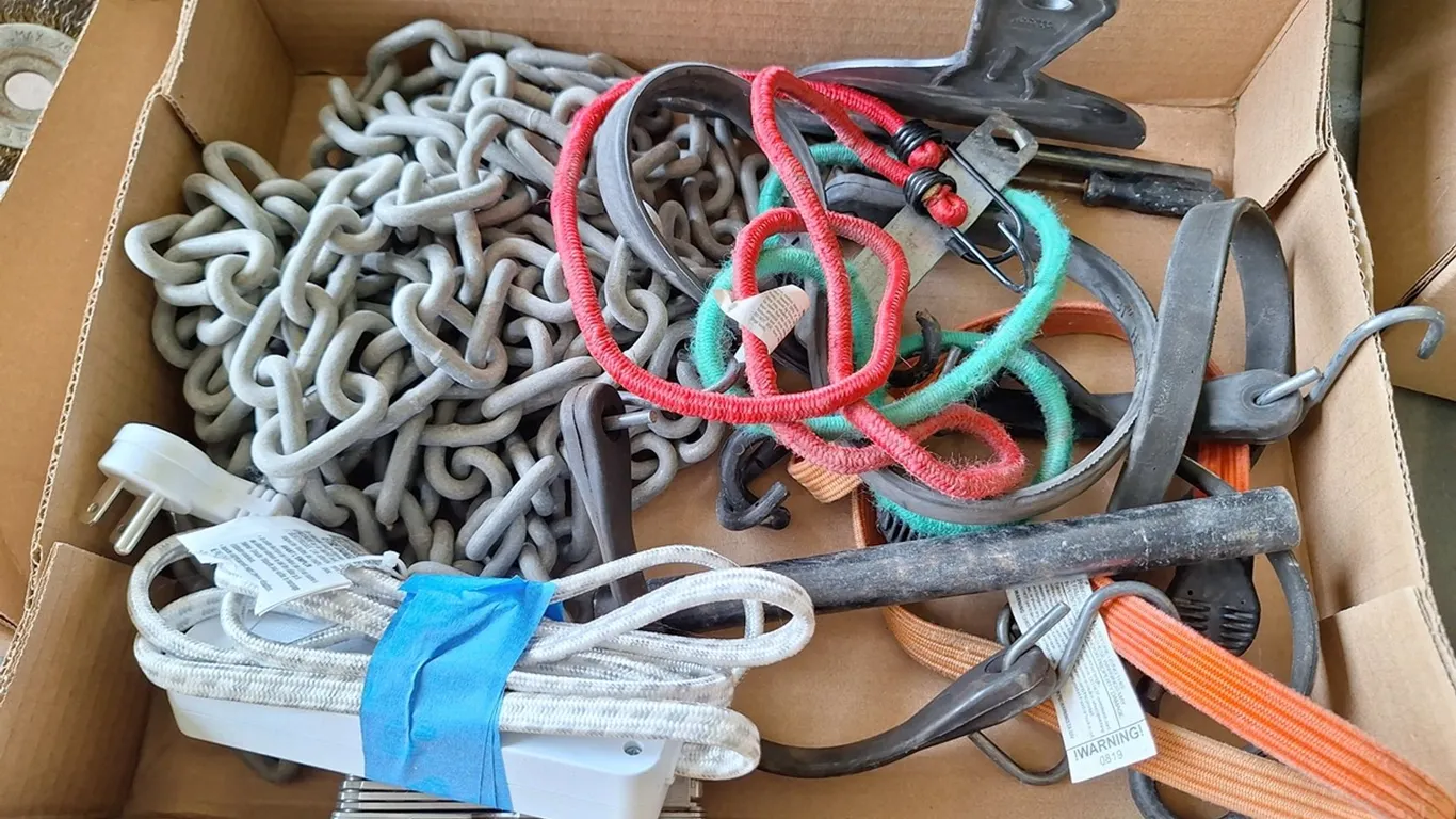 Chain, Bungees, More