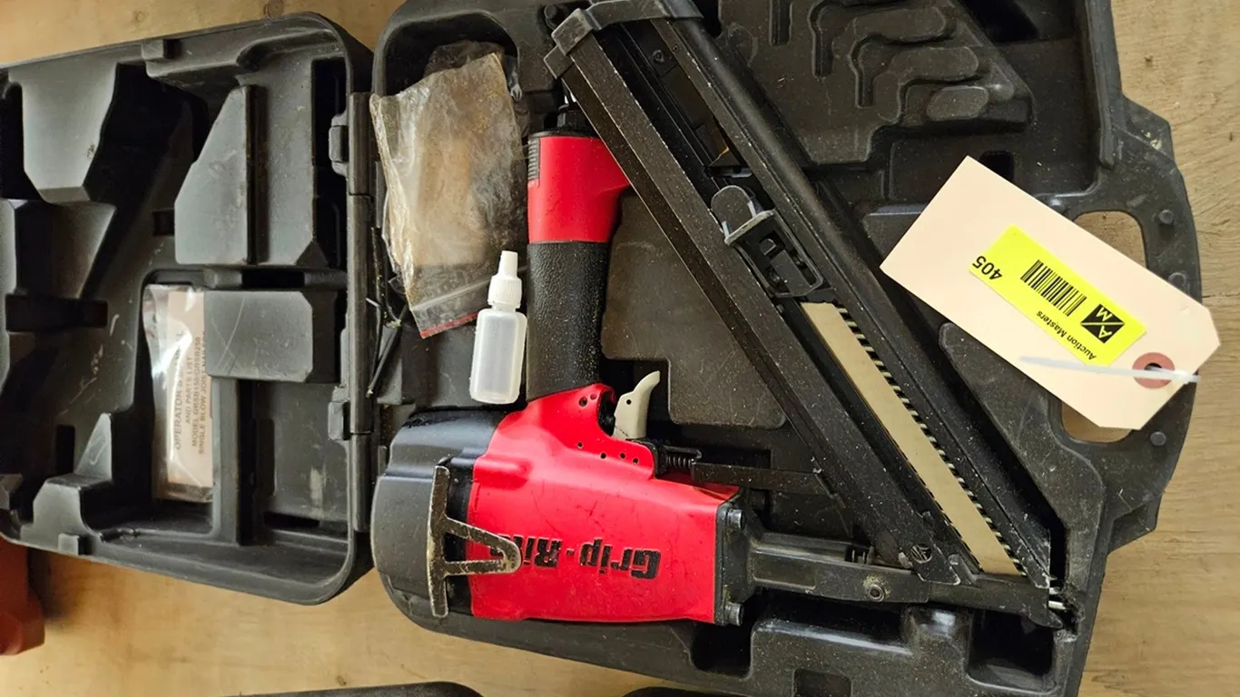 Grip-Rite Pneumatic Joist Hanger Nailer, Model GRSB250