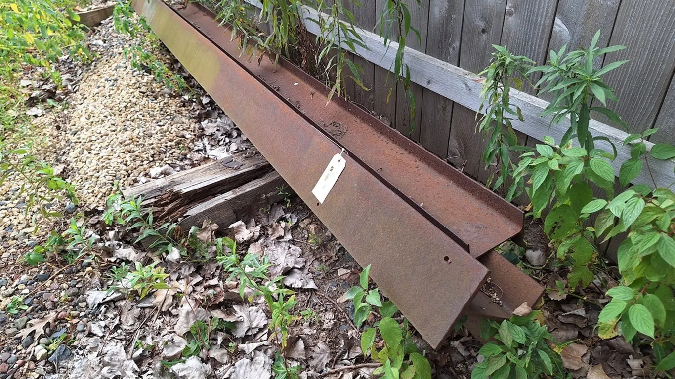 2 Metal I-Beams, Approx. 16' Long