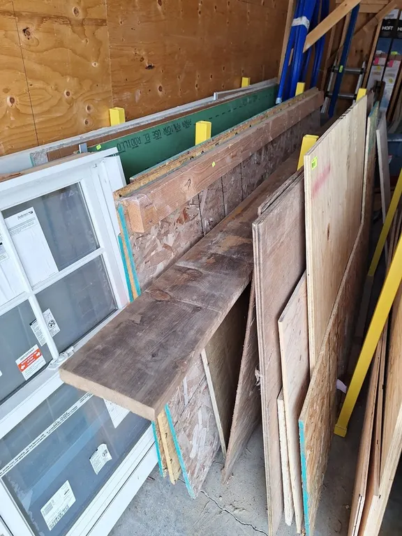 Assorted Wood Sheet Material