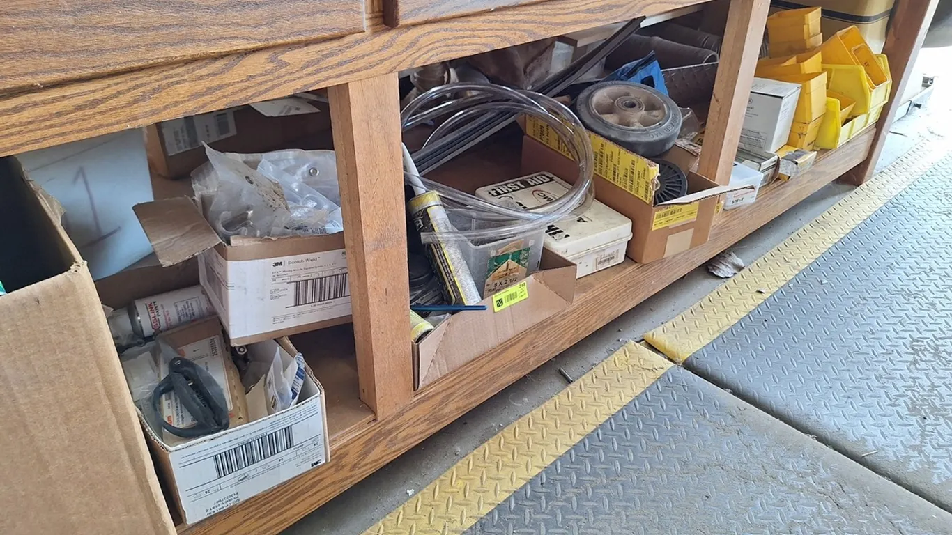 Assorted Under Bench and In Drawers