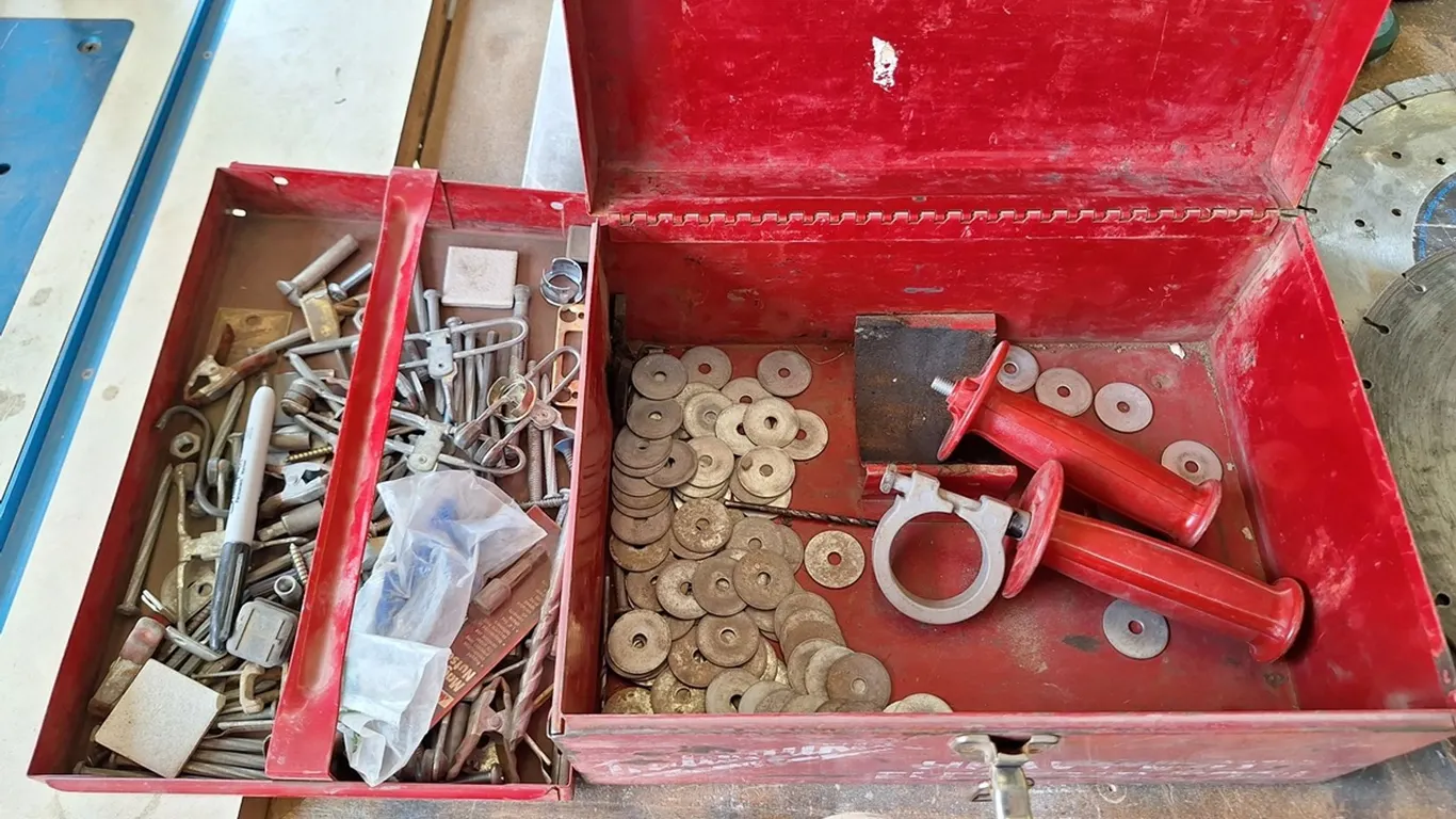 Milwaukee Metal Tool Box with Contents