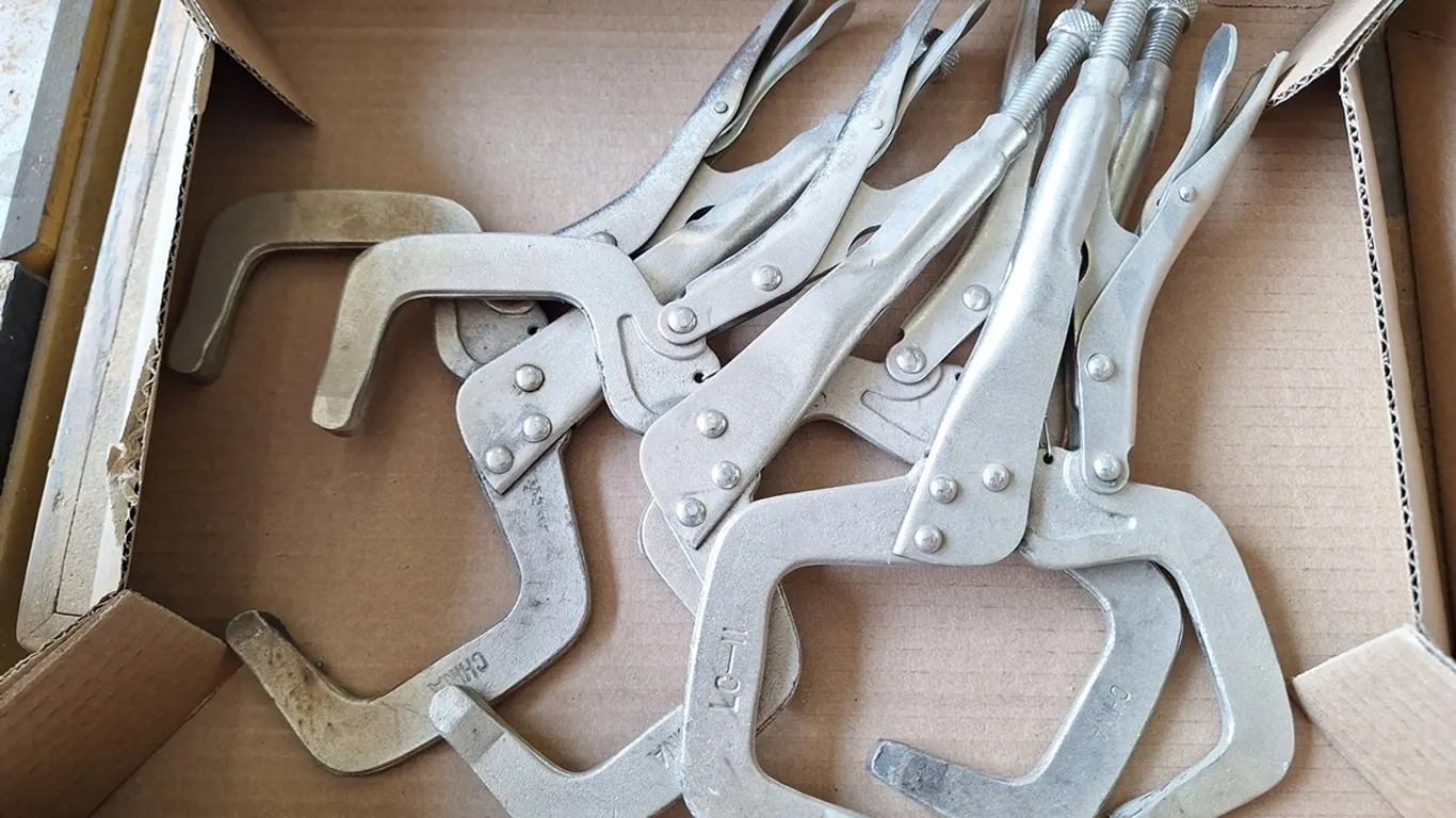 4 Assorted Clamps