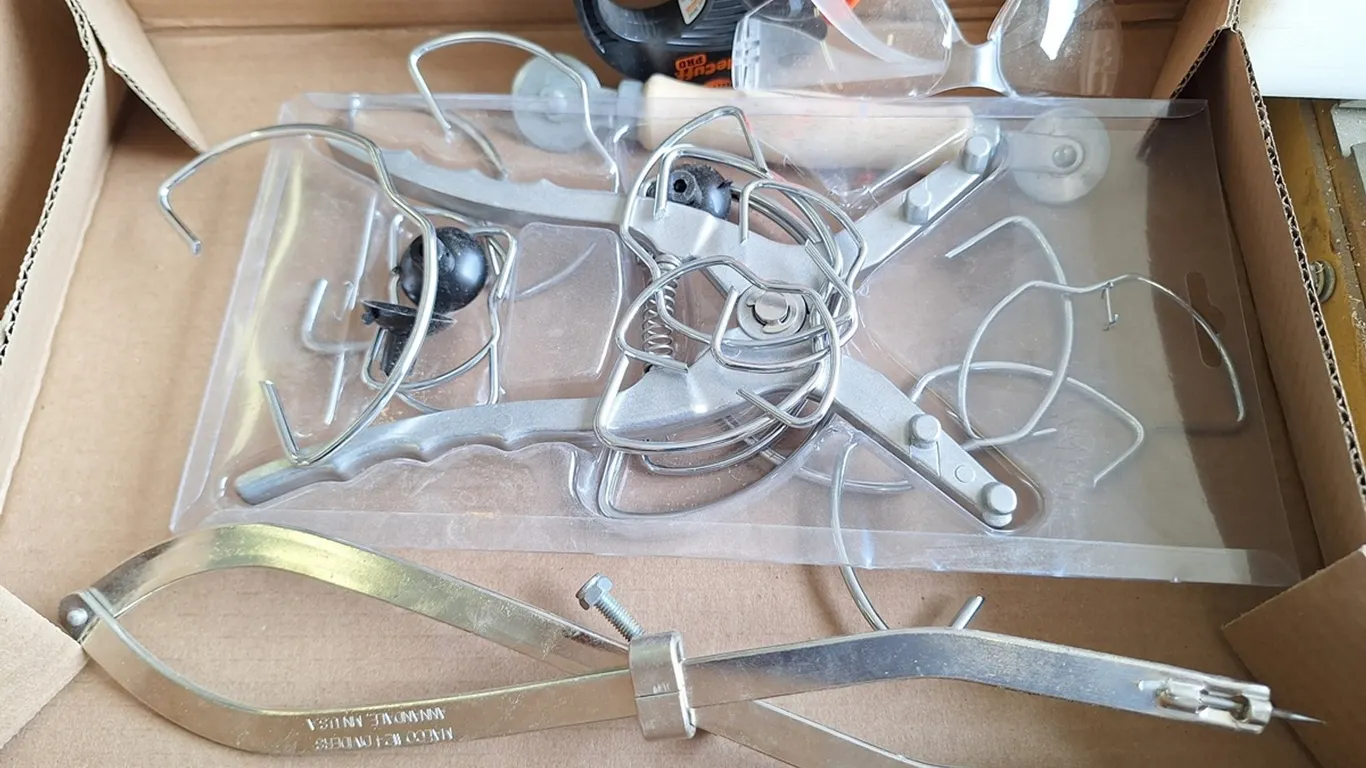 Clamps, Safety Goggles, More