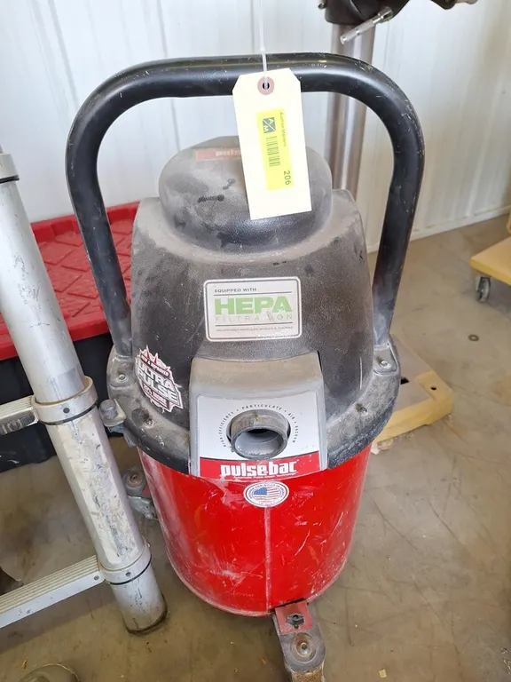 Pulsebar Hepa Shop Vac on Wheels, Model PB-550