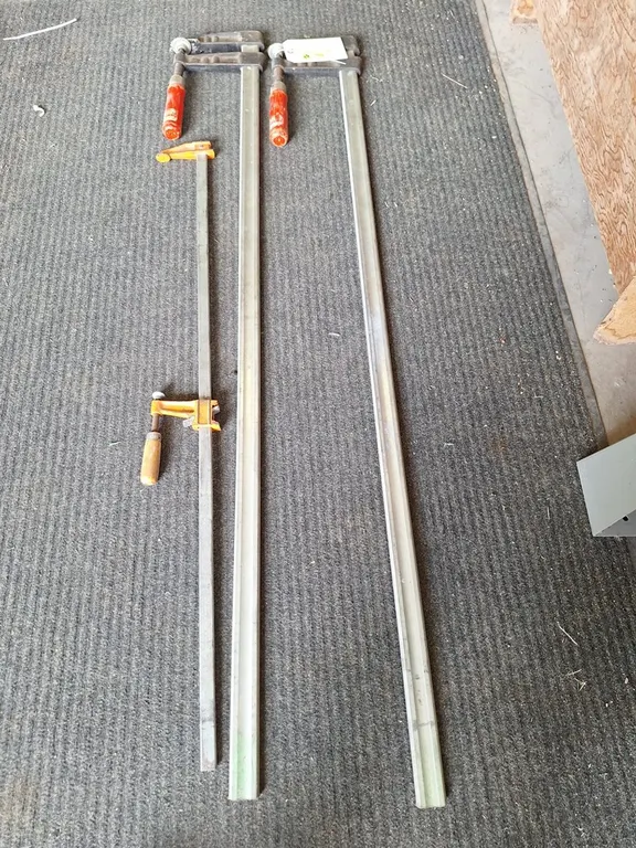 3 Bar Clamps, 40" to 52"
