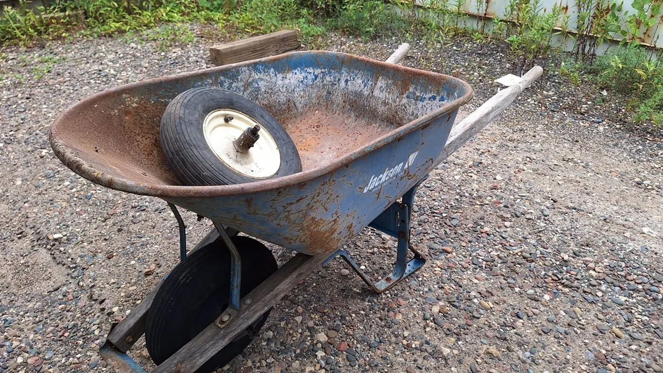 Metal Wheelbarrow, Extra Wheel