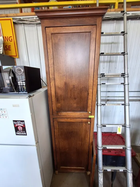 Wood Cabinet, 24"x18"x91"