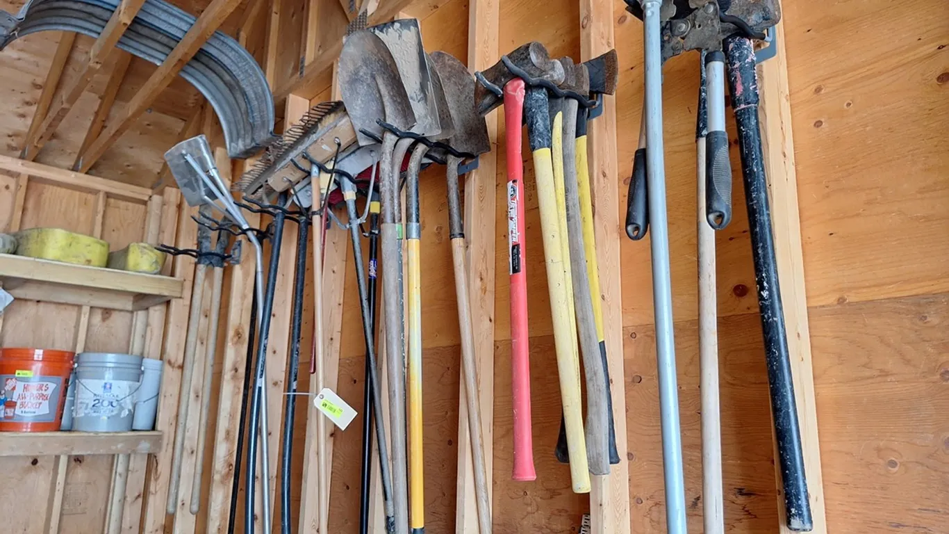 Assorted, Shovels, Rakes, Brooms, More