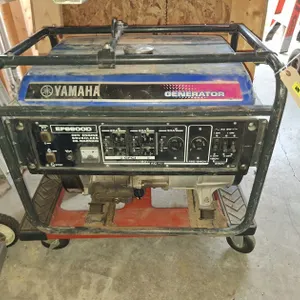 Yamaha EF6600 Gas Generator on Wheels, 120-240V