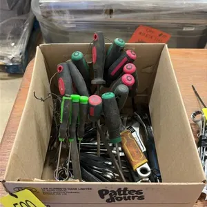 Assorted wrenches and screwdrivers