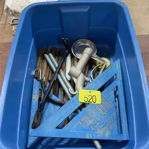 Carpenter squares, punches, chisels, bars