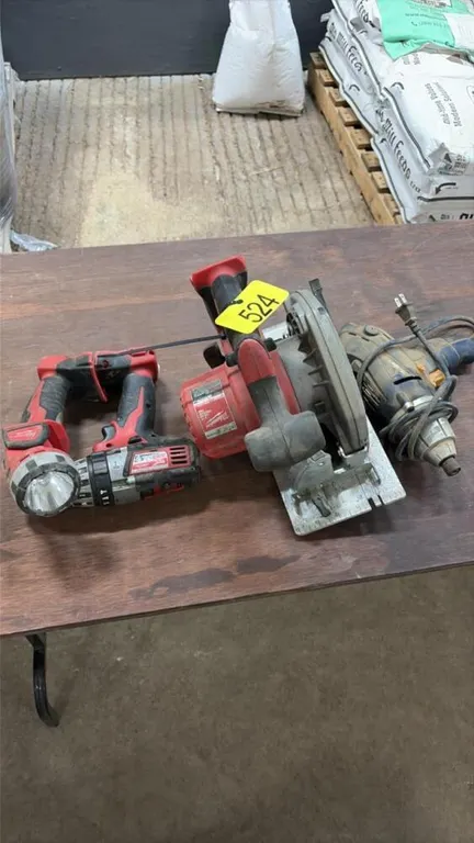 Milwaukee set (no charger, no batteries)