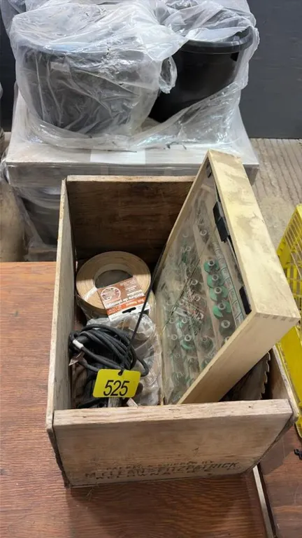 Assorted router bits and wood working