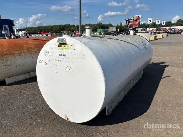 2008 ULC 4550 L Skid Mounted Steel Diesel Fuel Tank