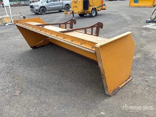 10 ft 5 in Snow Pusher - Fits Wheel Loader