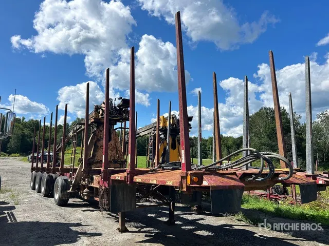 2003 Trail King T484A 48 ft Quad/A Log Trailer