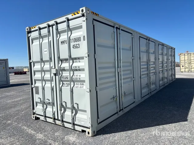 2026 40 ft High Cube Multi-Door Storage Container