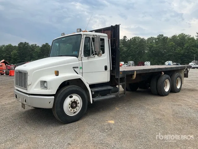 1996 Freightliner Cascadia FL80 Flatbed Truck (Glider Kit)