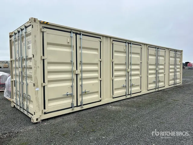 2026 40 ft High Cube Multi-Door Storage Container