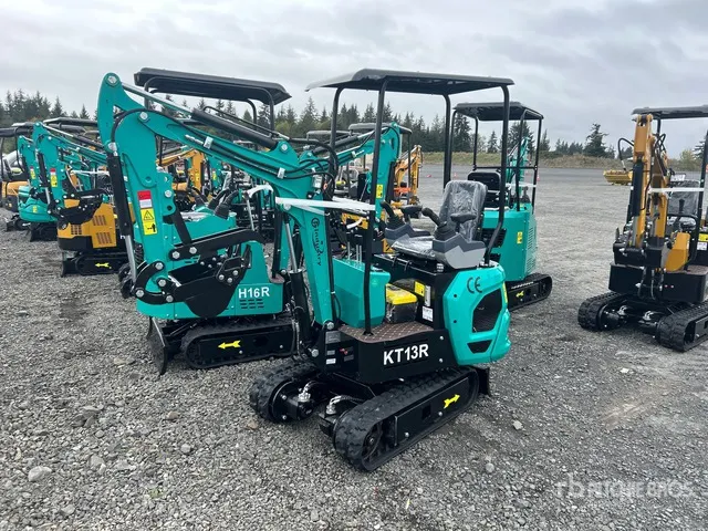 2026 CFG KT13R Mini Excavator (Unused)