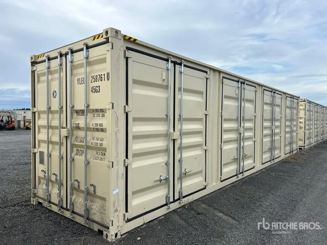 2026 40 ft High Cube Multi-Door Storage Container