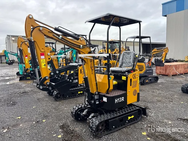 2026 CFG H13R Mini Excavator (Unused)
