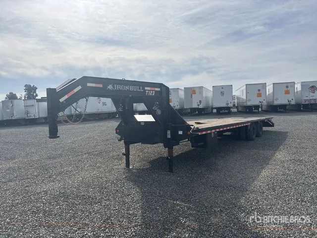 2022 Iron Bull T123 33 ft T/A Gooseneck Equipment Trailer