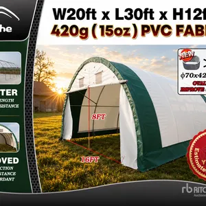 2026 Suihe 203012R-420gPVC 20 ft x 30 ft x 12 ft Storage Building (Unused)