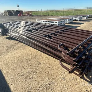 Quantity of (11) 2026 BYT MRSDRP16 16 ft 7 Rail Ranch Livestock Panel (Unused)