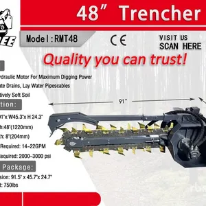 2026 Raytree RMT48 48 in Skid Steer Trencher (Unused)