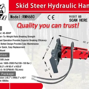 2026 Raytree RMH680 Skid Steer Breaker (Unused)