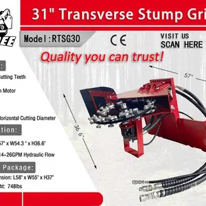 2026 Raytree RTSG30 Transverse Skid Steer Stump Grinder (Unused)