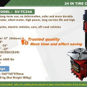 2026 STARVOX SV-TC24A 24 in Tire Changer (Unused)