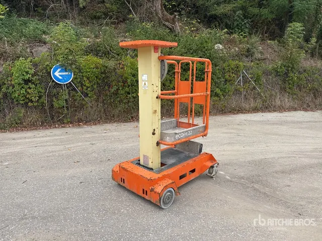 2017 Power Tower ECOLIFT 2,2 Nacelle Verticale A Mat Droit Manuel Vertical Mast Lift