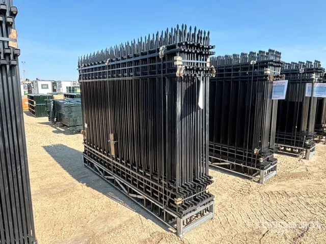 Quantity of (20) Canex 10 ft x 7 ft Powder Coated Site Fence (Unused)