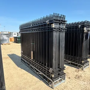 Quantity of (20) Canex 10 ft x 7 ft Powder Coated Site Fence (Unused)