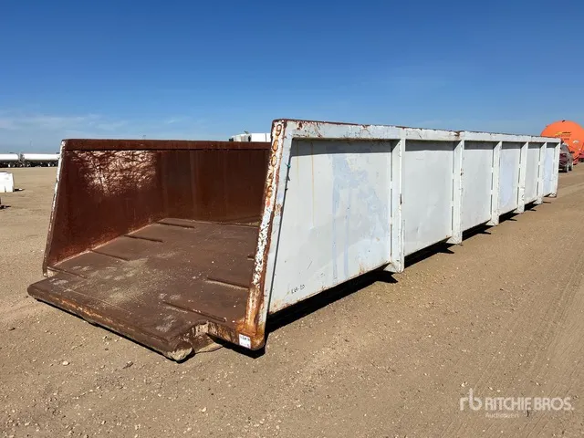 35 ft Skid Mounted Shale Bin