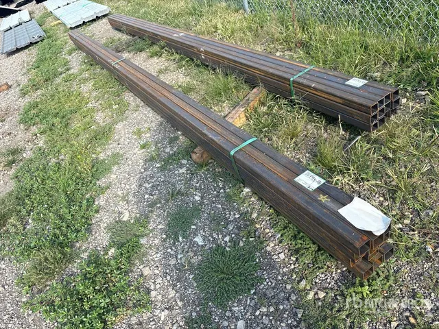 Quantity of (12) 2025 Kit Containers Steel 20 ft x 2 in x 2 in Pipe