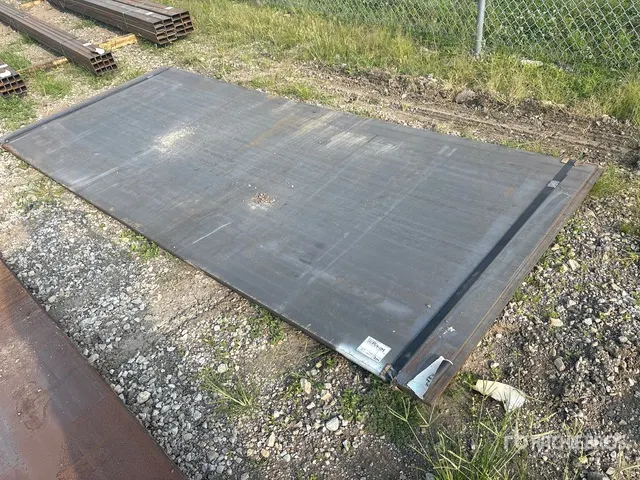 Quantity of (2) 2025 Kit Containers 5 ft x 12 ft 3/4 inch thick Steel Plates